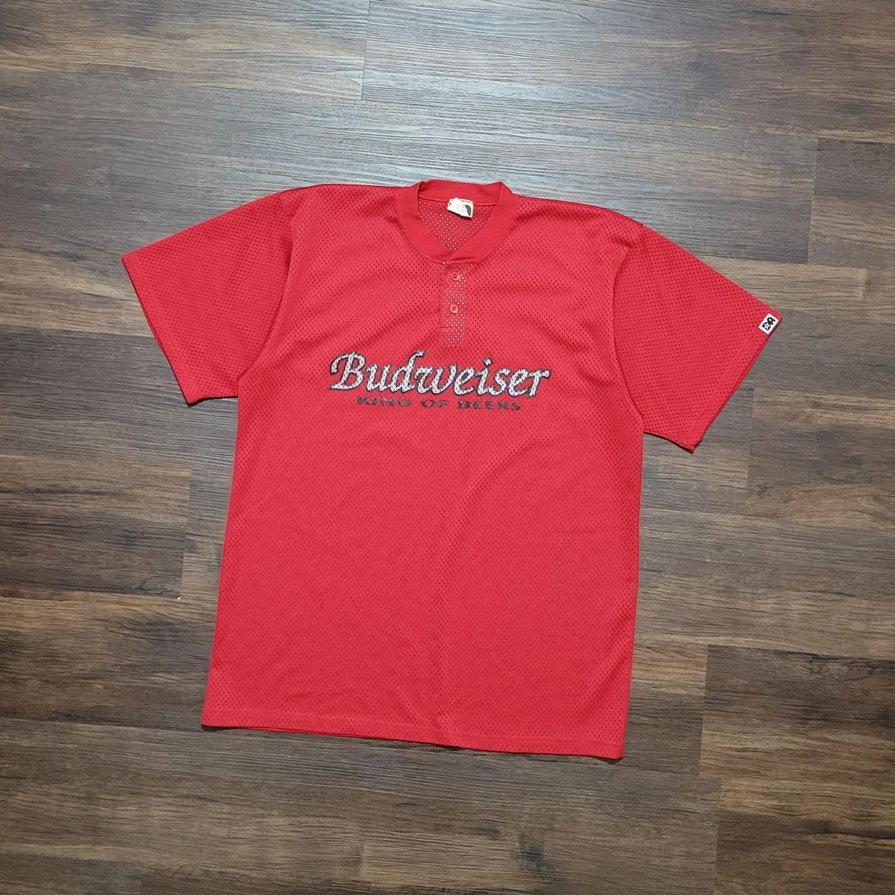 Budweiser Vintage Baseball Jersey XL