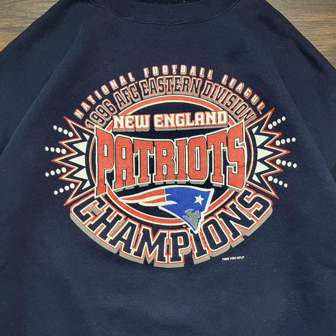 Vintage 1996 New England Patriots AFC Champs Tshirt - XL