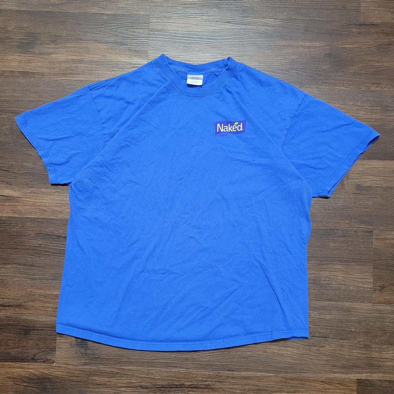 S Y K Naked Juice Blue Promo Graphic Essential Depop