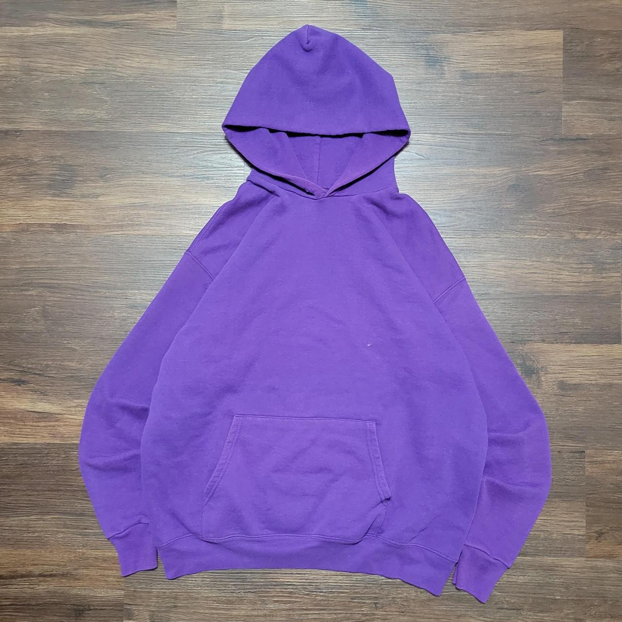 Purple blank hoodie hot sale