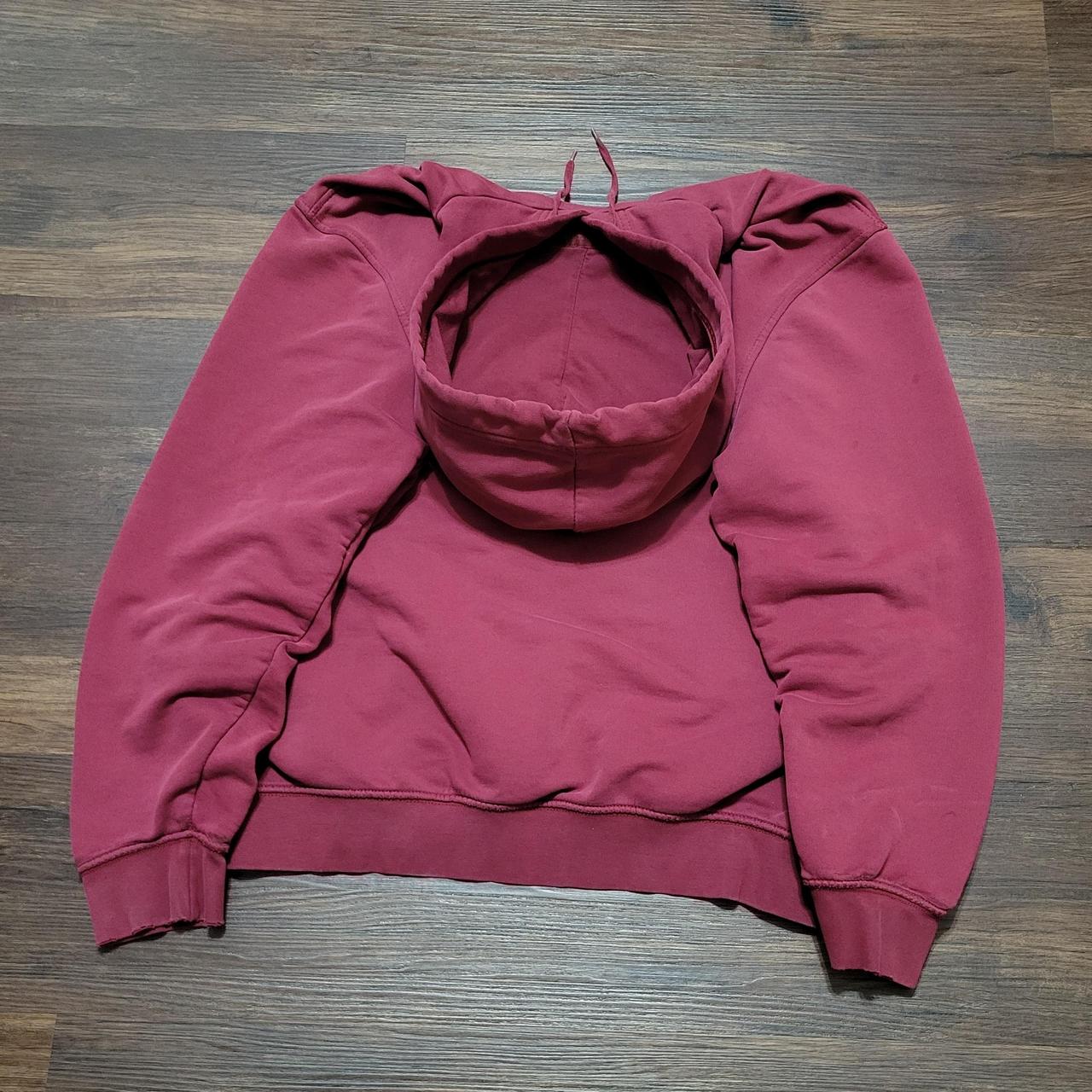 Nike Men's M VINTAGE Y2K 2000s Grey Tag shops Tonal Logo Burgundy Hoodie