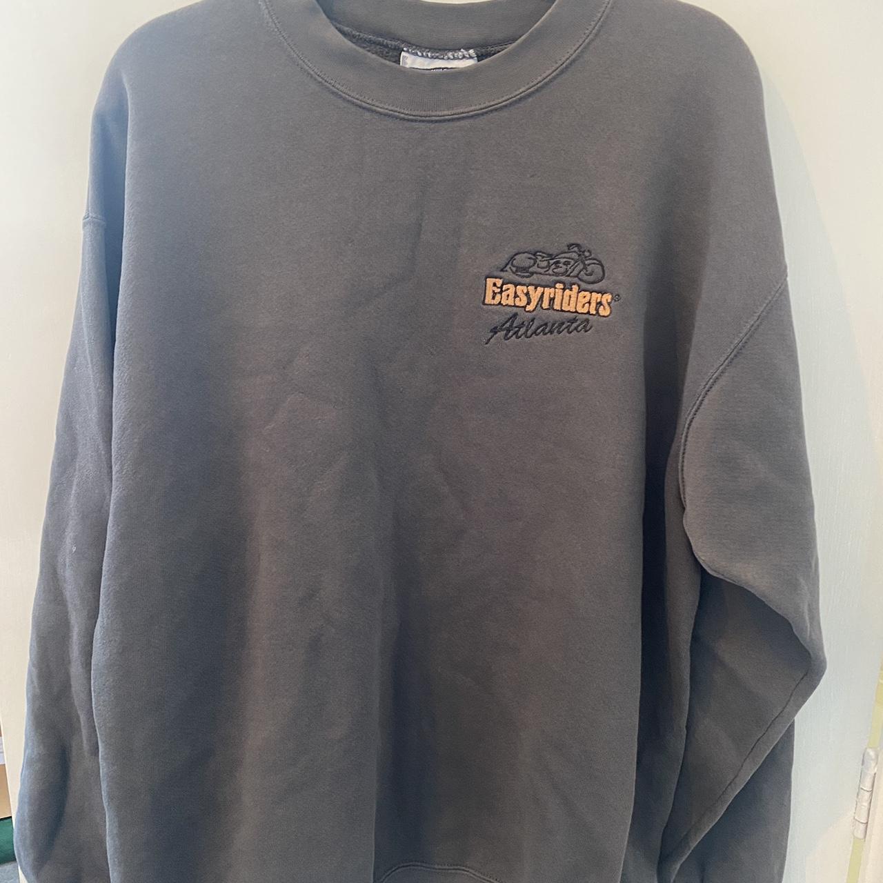 Vintage brown Lee Easyriders sweatshirt #vintage... - Depop