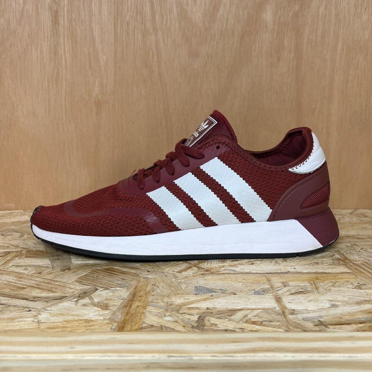 Mens burgundy adidas trainers online