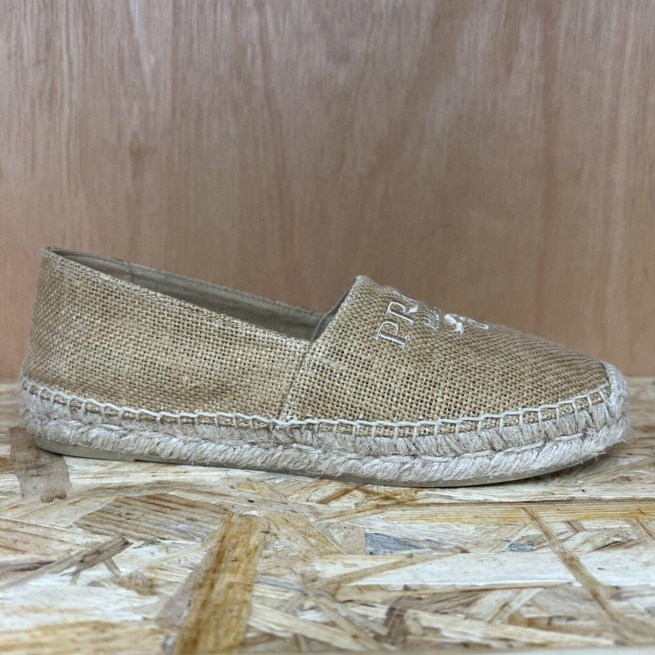 Prada silver espadrilles hotsell