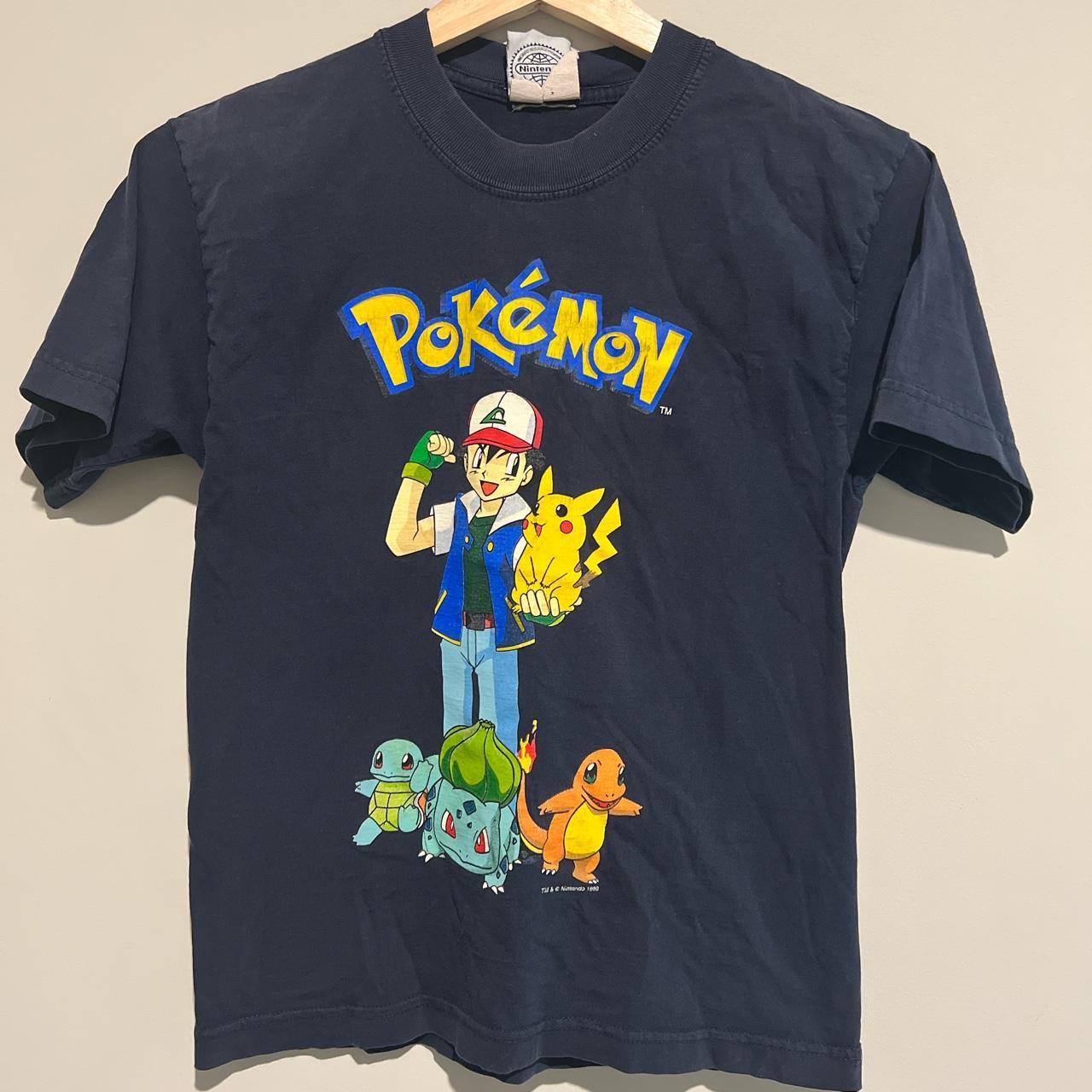 Vintage 1998 Pokémon Nintendo kids tshirt Measures... - Depop