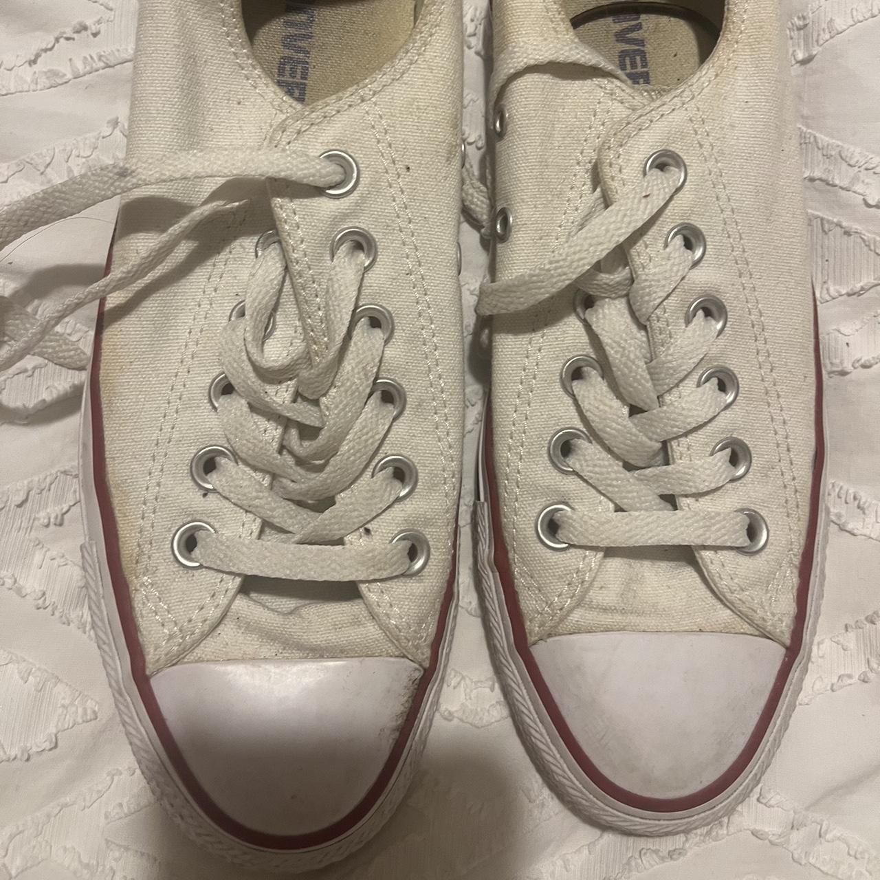 white converse size 5 womens