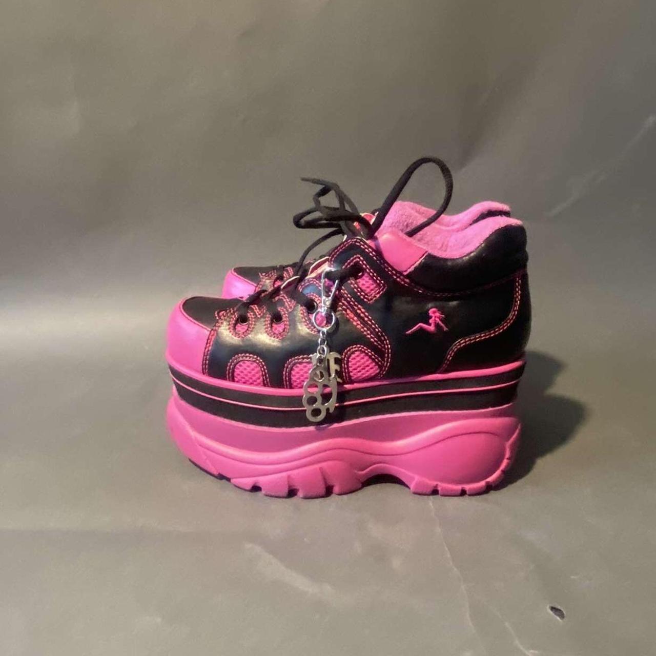 dolls kill pink platforms