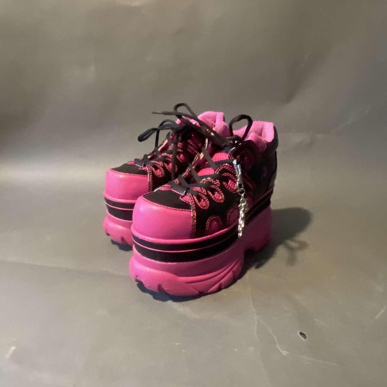 dolls kill pink platforms