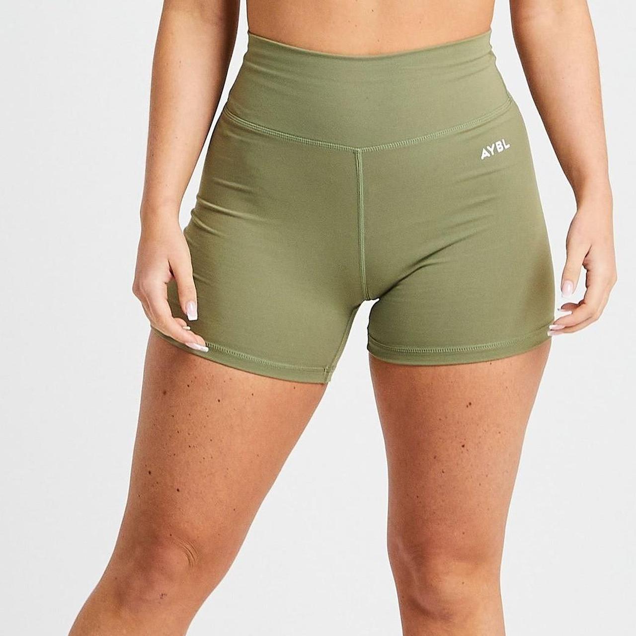 AYBL Core Shorts Olive  Women's Small New without - Depop