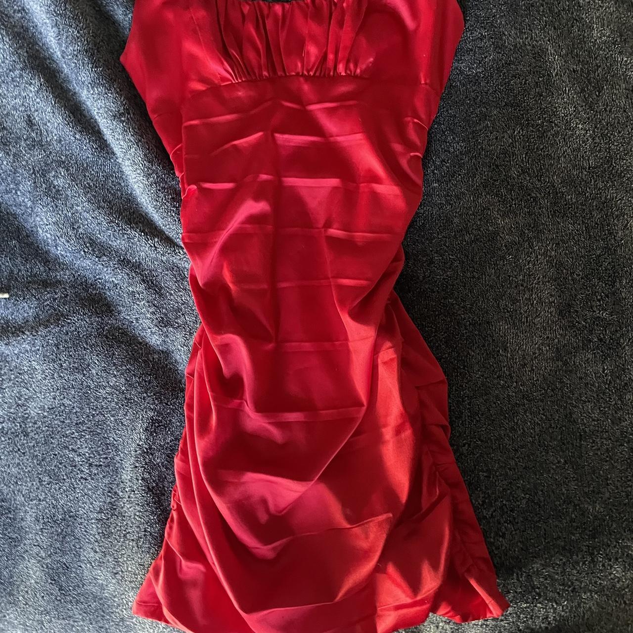 Guess red dress Silky/satin vibe Size XS #guess - Depop