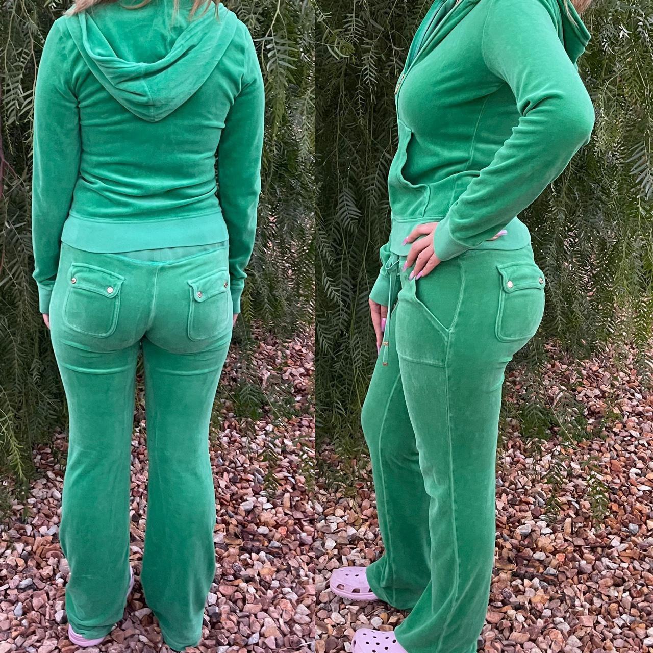 Juicy Couture Tracksuit Kelly Green Soft Velour Depop