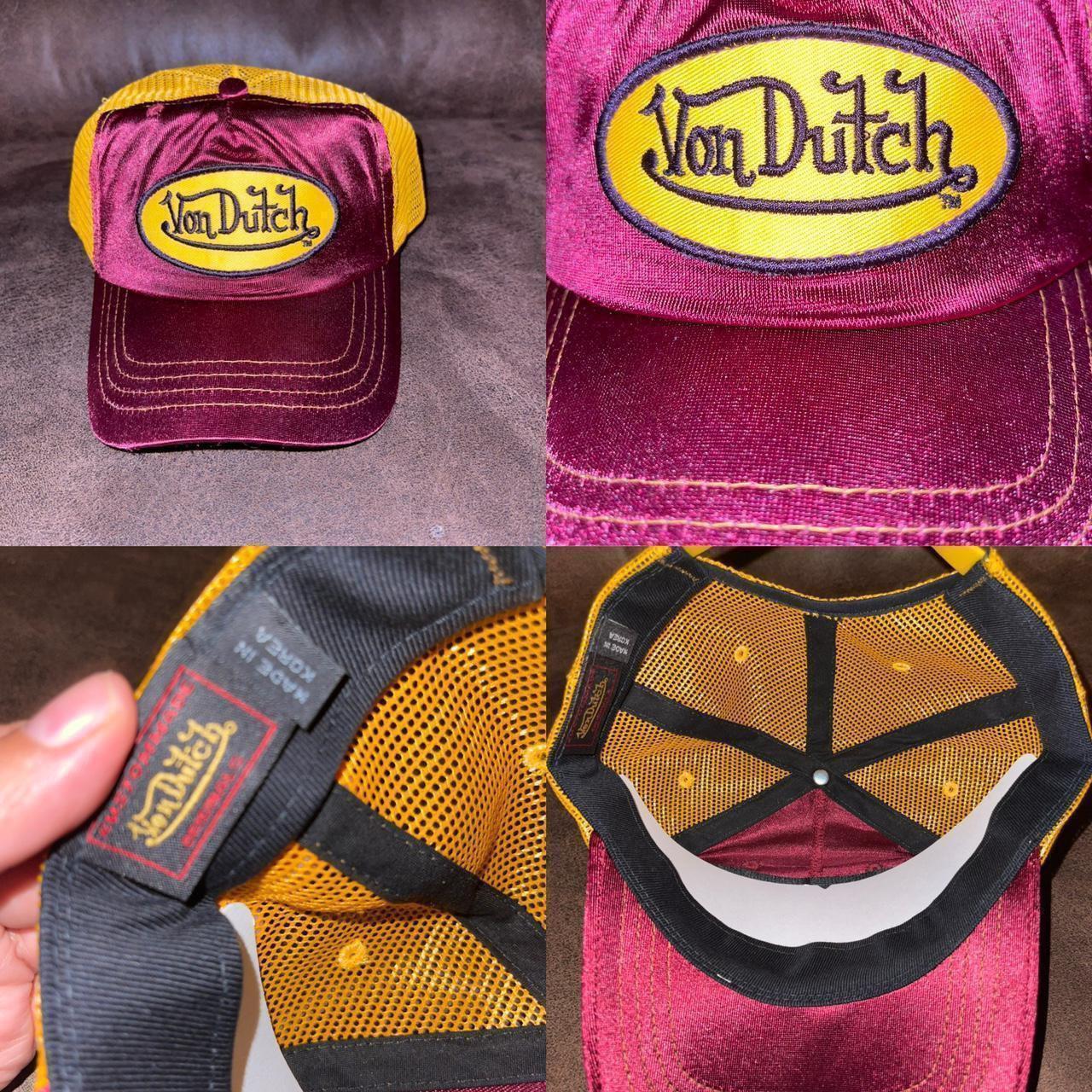 Von Dutch Trucker Hat ❤️💛 Brand new silk and mesh | Depop