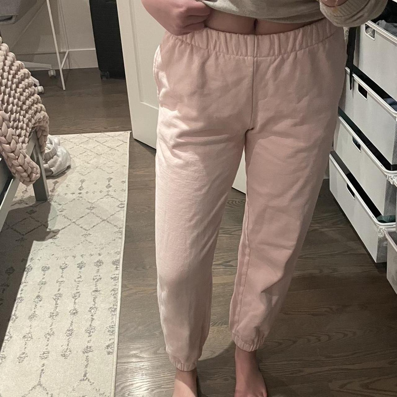 light pink brandy sweats