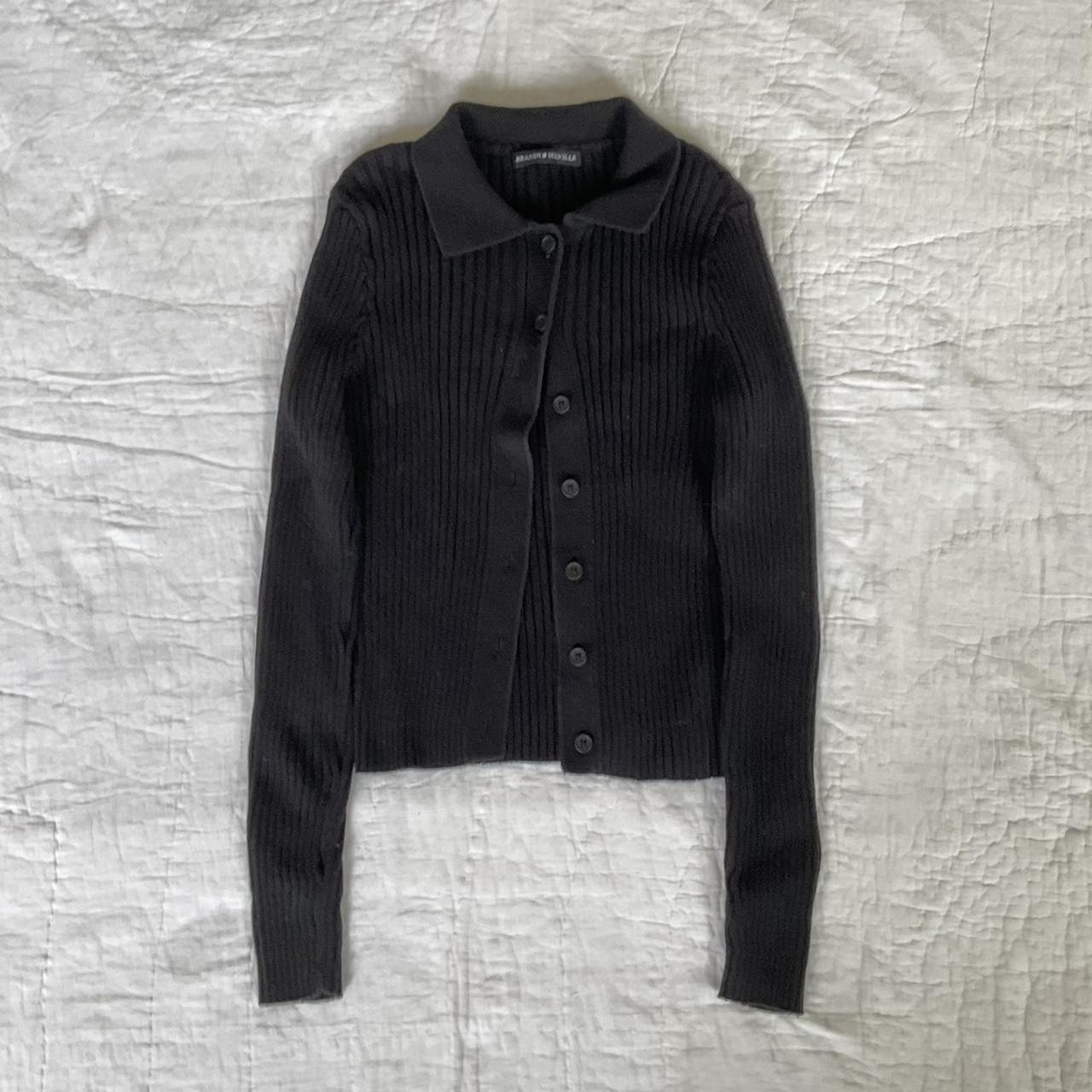 Brandy Melville Women's Black Cardigan | Depop