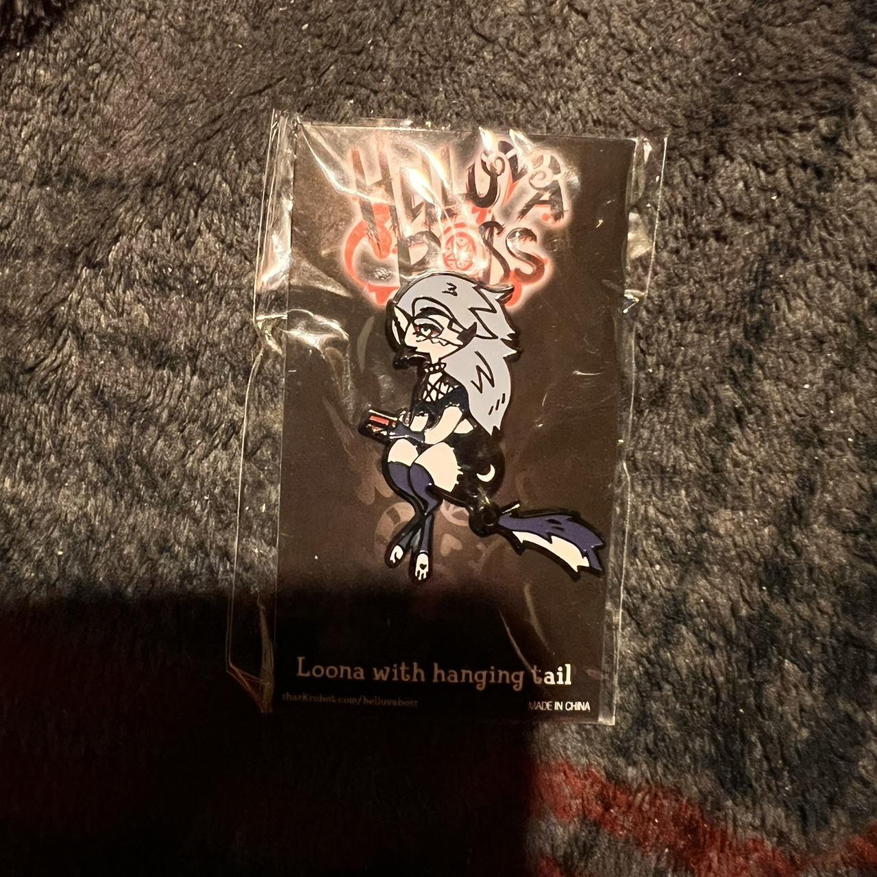 Hazbin Hotel Loona Dangle Pin I somehow ended up... - Depop