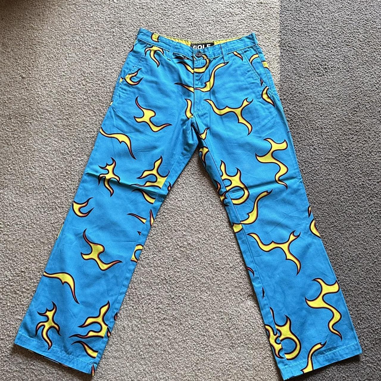 Tyler The Creator Golf Wang Flame Pants in US size | Depop