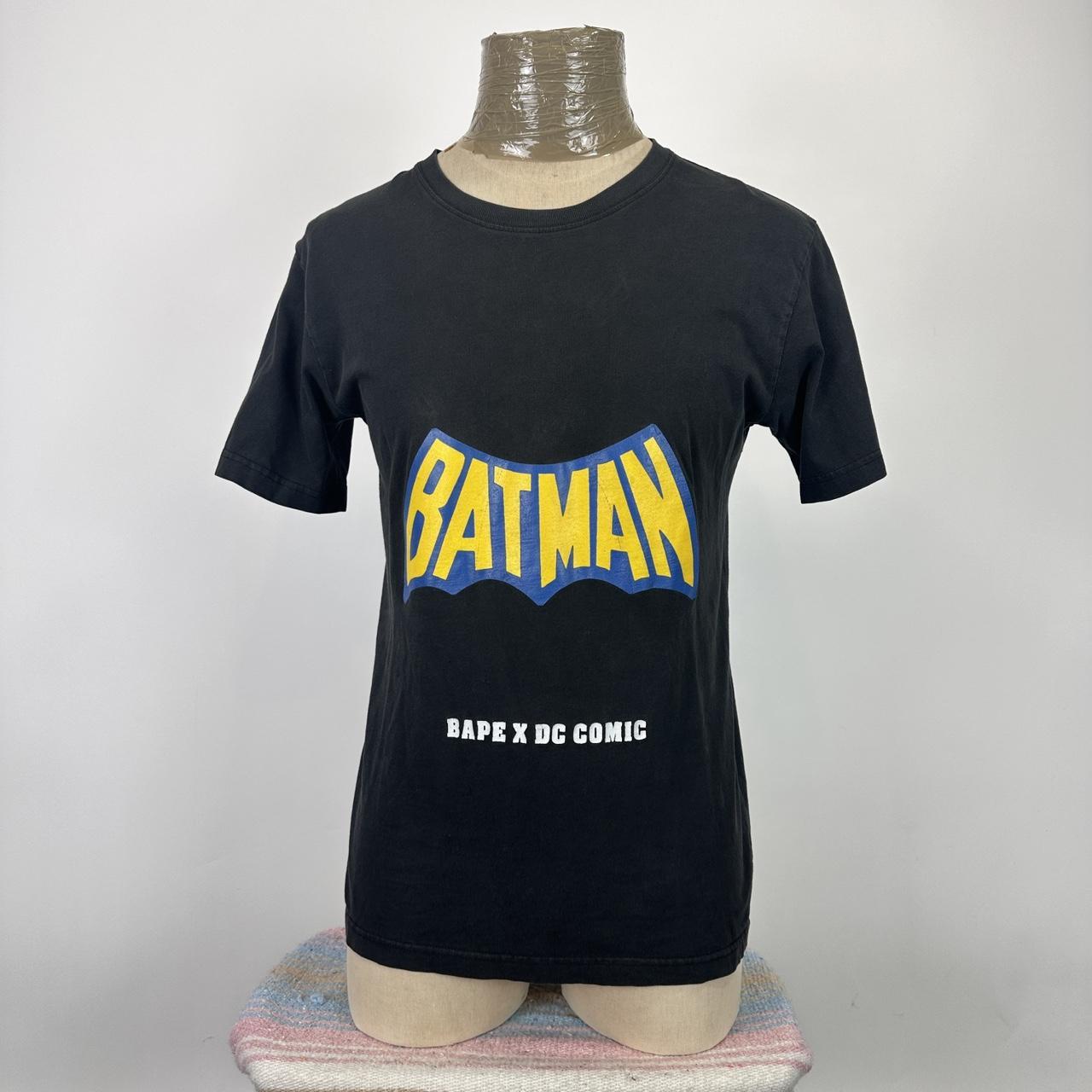 Rare Bape x DC Comics Batman Logo Shirt... - Depop