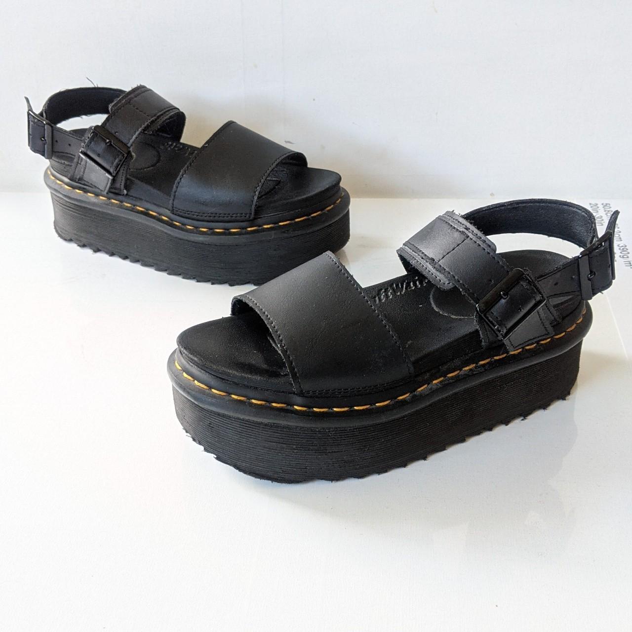 Dr. Martens Women's Black Sandals | Depop