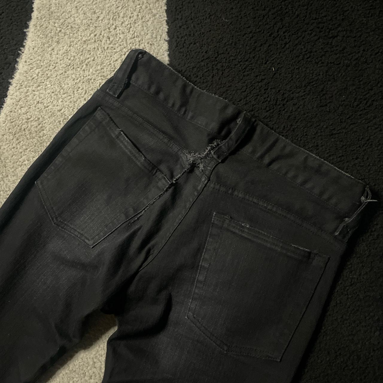 Ifsixwasnine NO. LU/SBB laced flared jeans. ‼️send... - Depop
