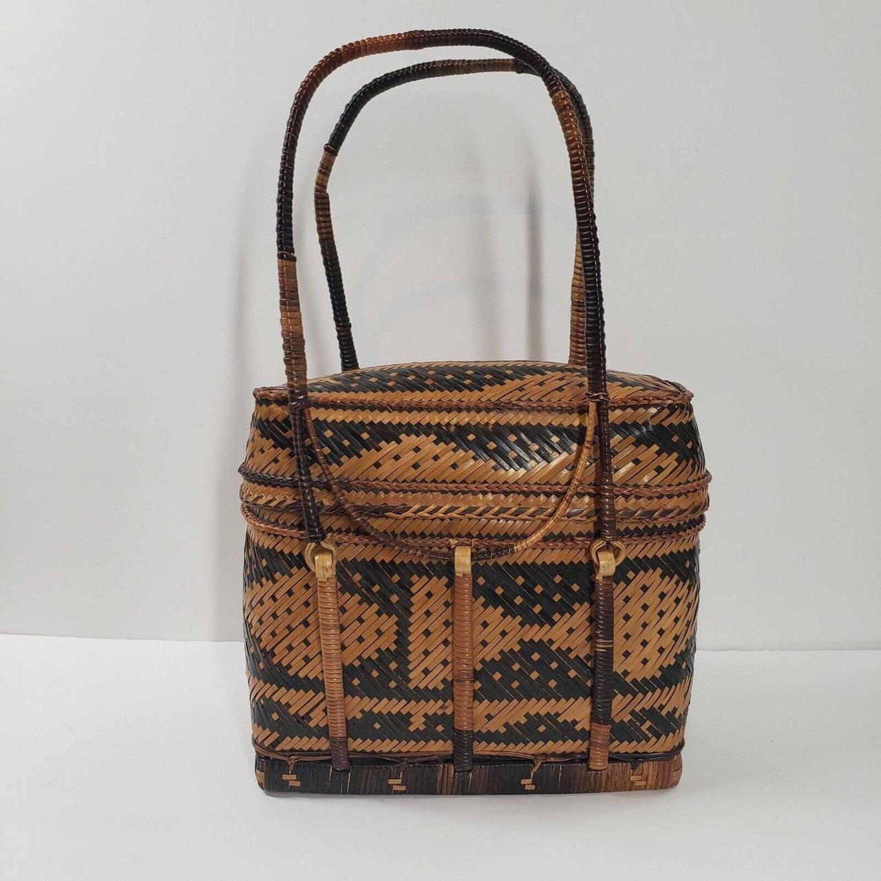 Japanese Lacquered Wood Basket Bag – OMNIA