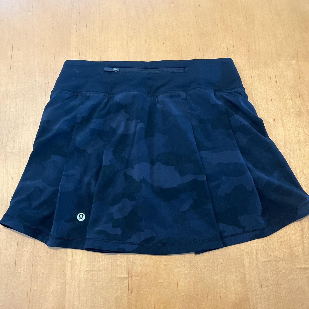 Lululemon Pace Rival Mid Rise Skirt (Heritage 365 Camo Deep Coal