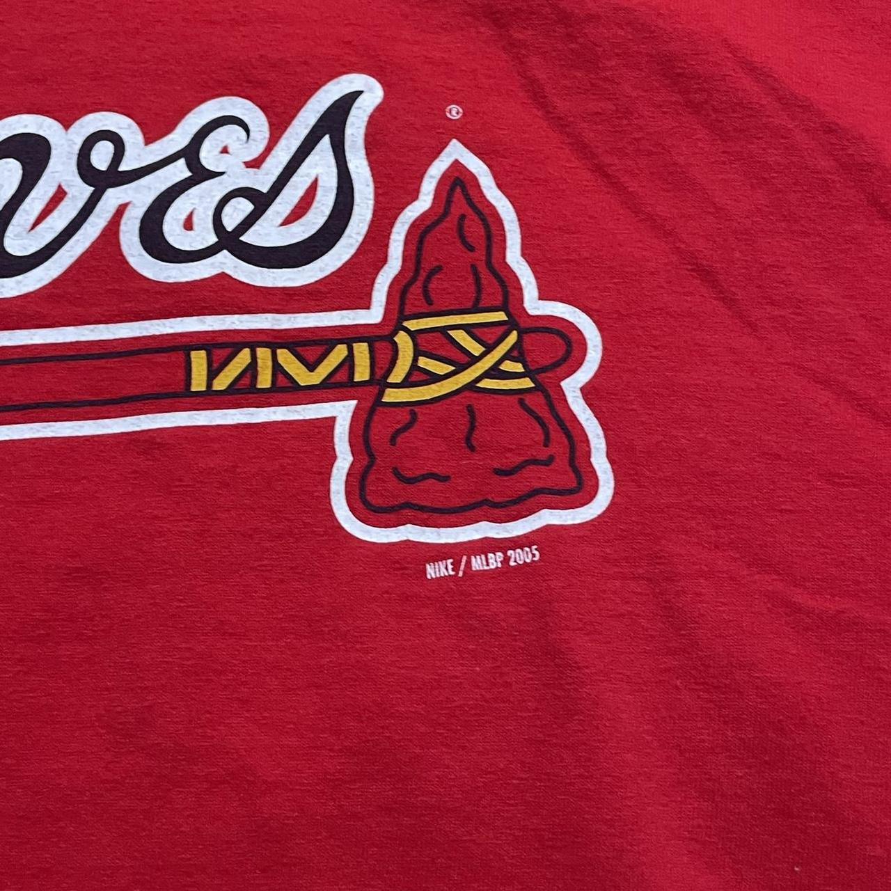 Nike MLB Braves Vintage Jersey Shirt Nike Team - Depop