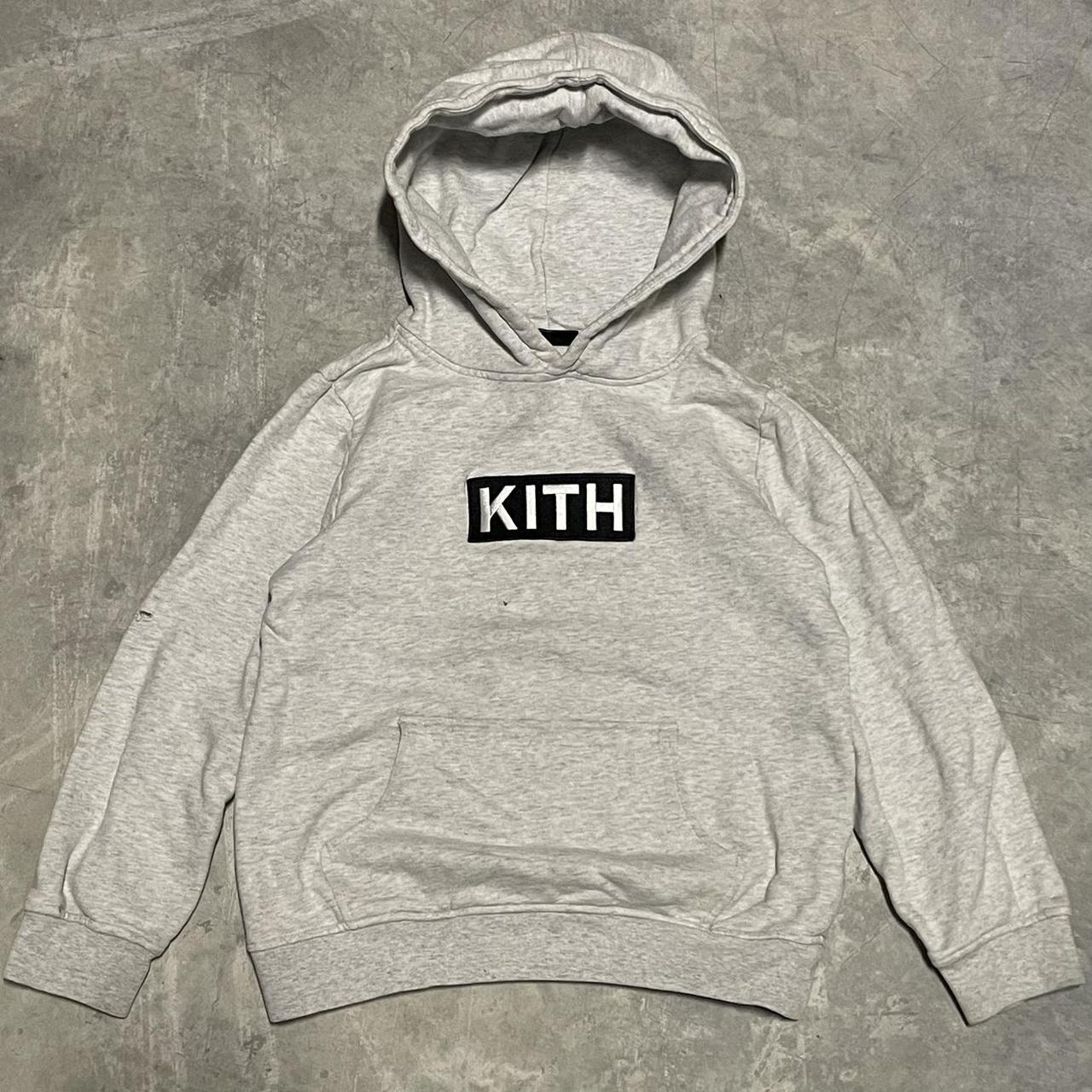 Kith Classic Box Logo Hoodie Kids Youth Size 8-9... - Depop