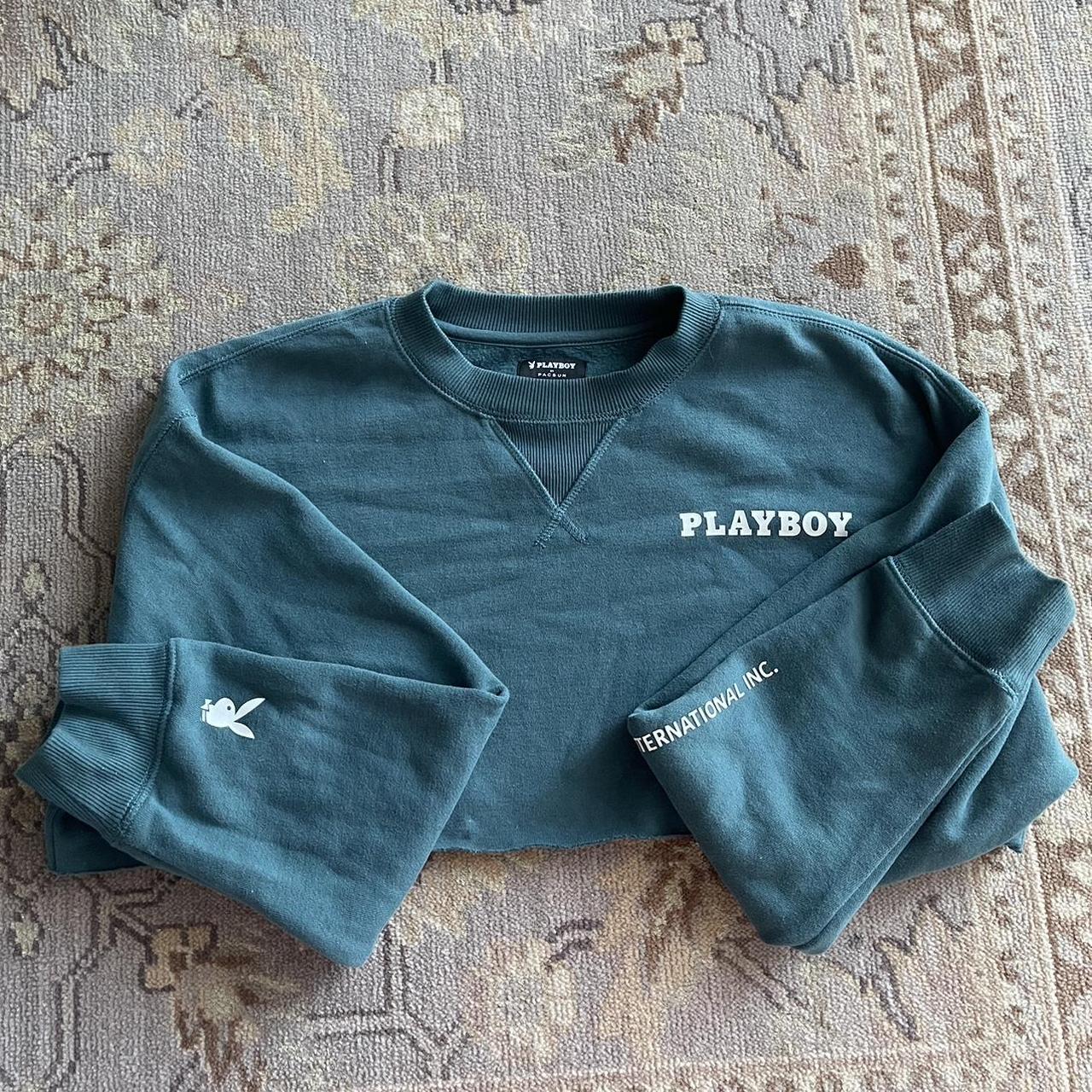 Pacsun x Playboy cropped sweater Size small zero flaws Depop