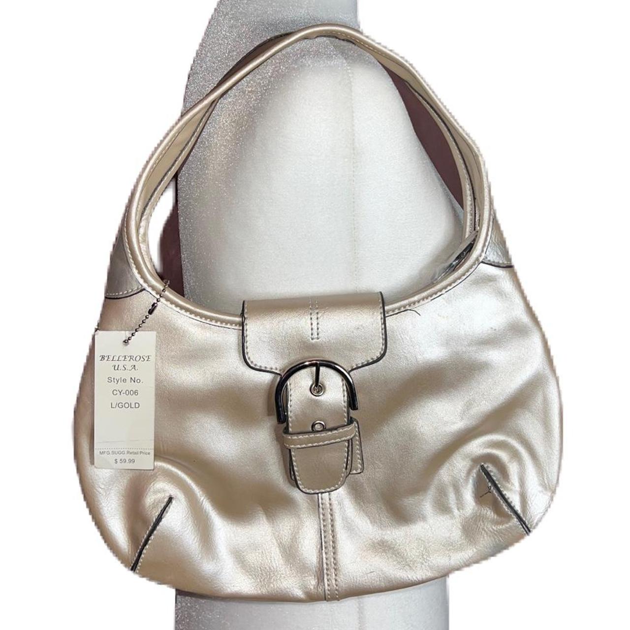 Bellerose Women's Gold Bag | Depop