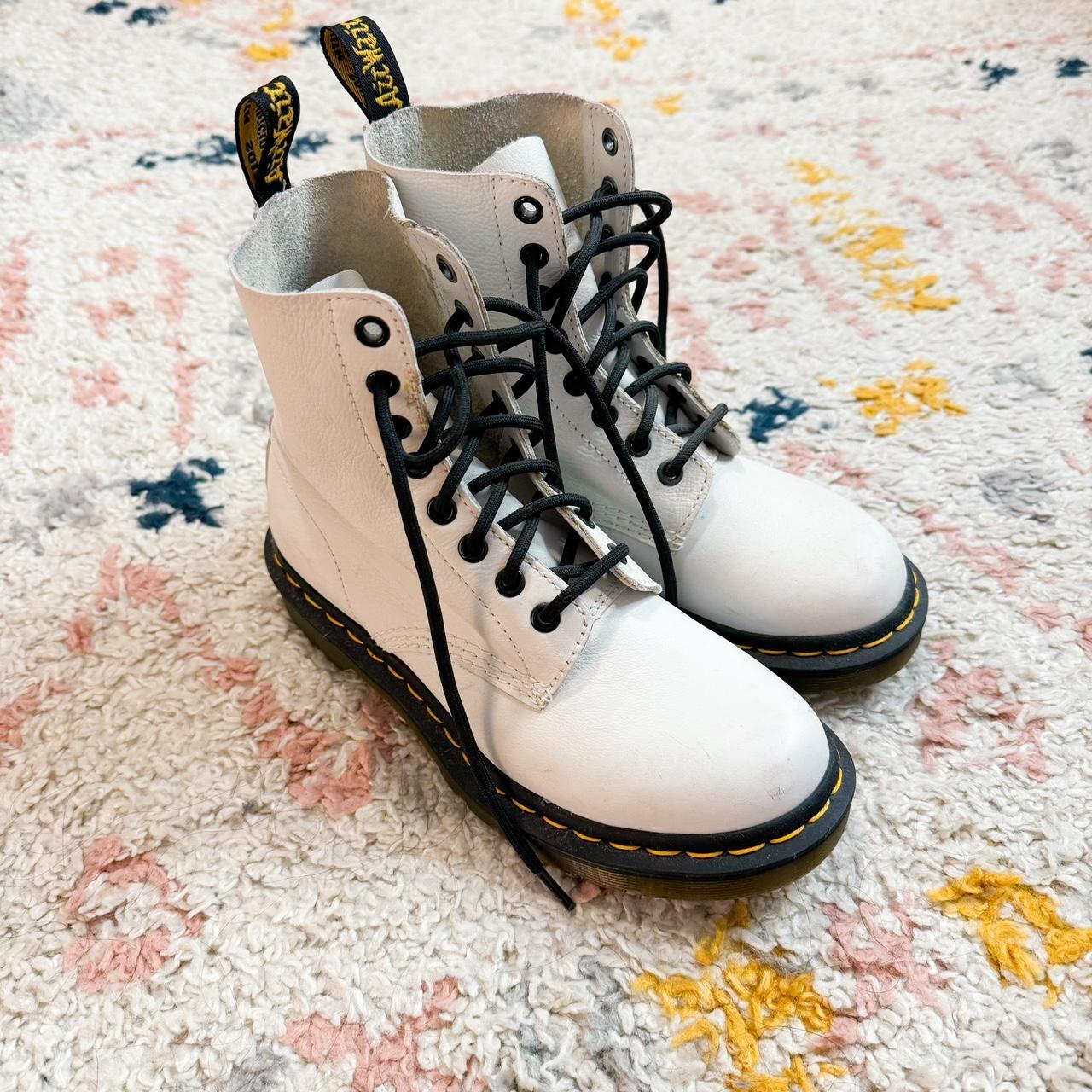 Dr martens pascal glitter white online