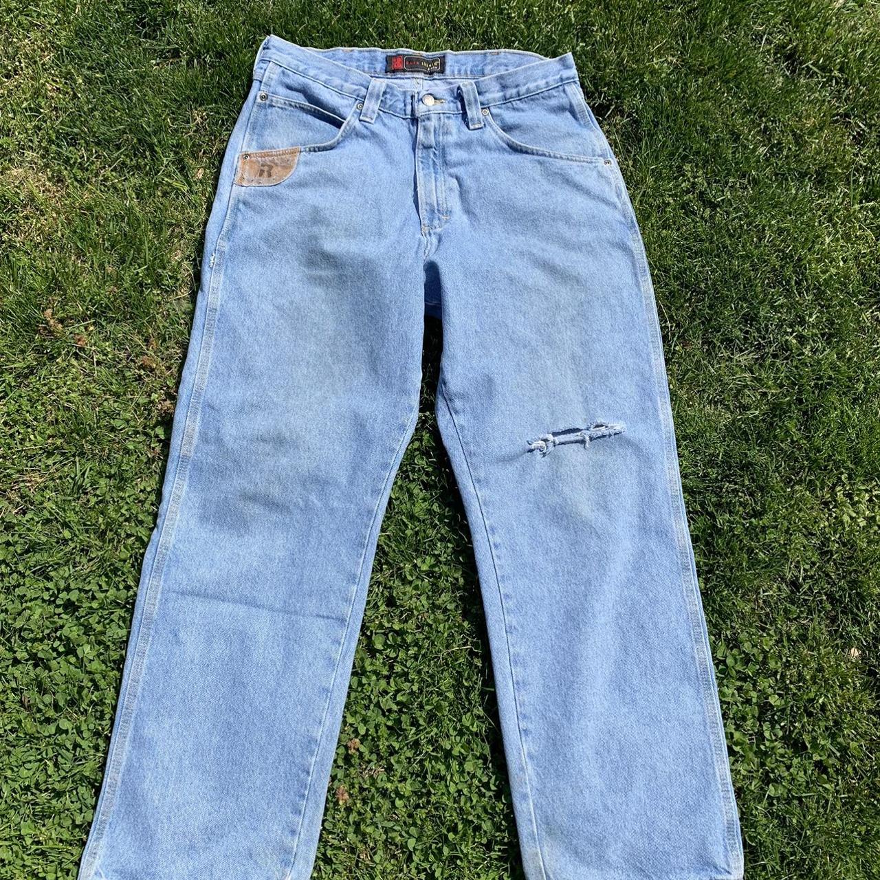 Wrangler Men's Blue Jeans | Depop