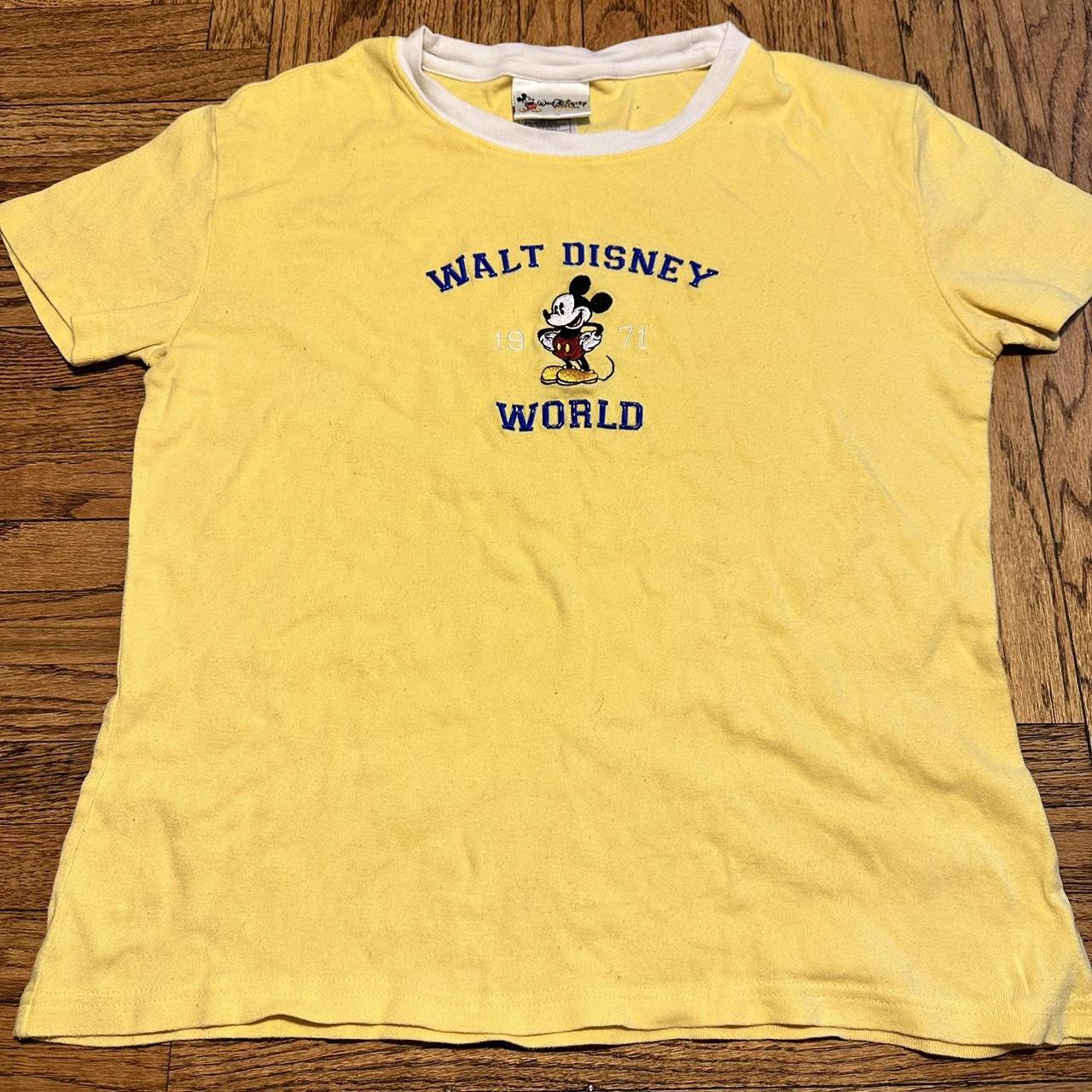 walt disney world yellow t shirt