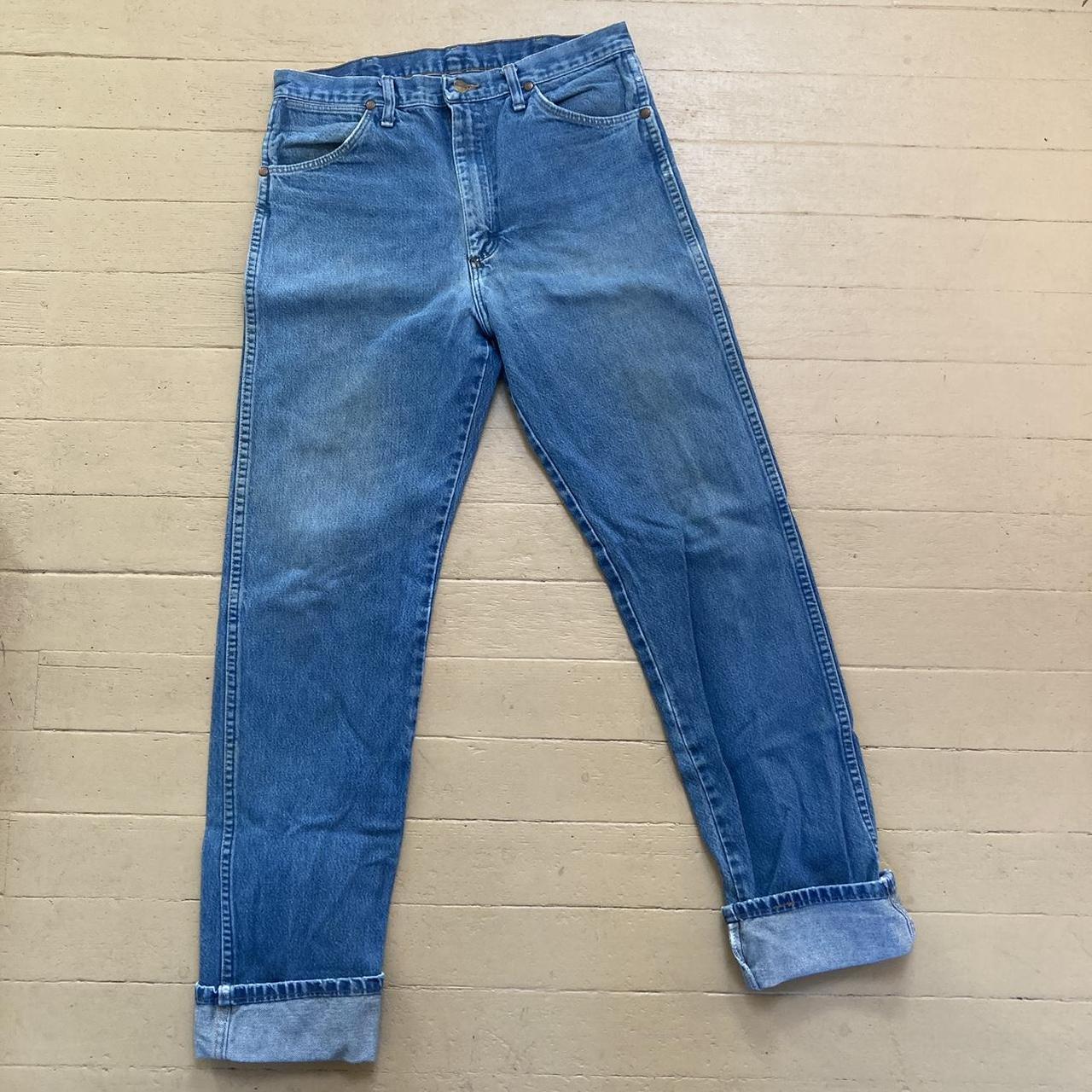 Vintage wranglers with a nice fade 32 x 32 - Depop