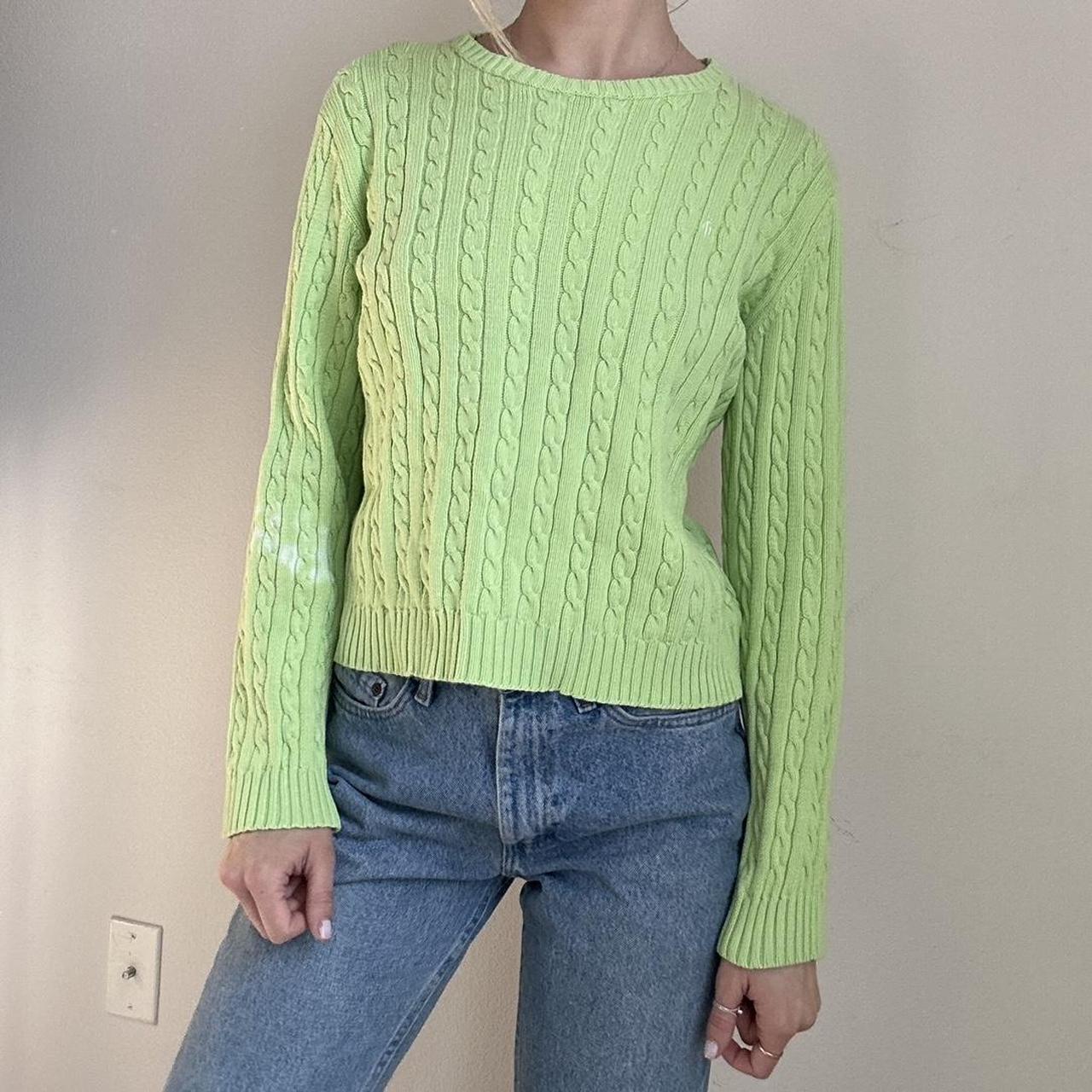 Ralph Lauren women's sweater - Linen; Vintage polo - Depop