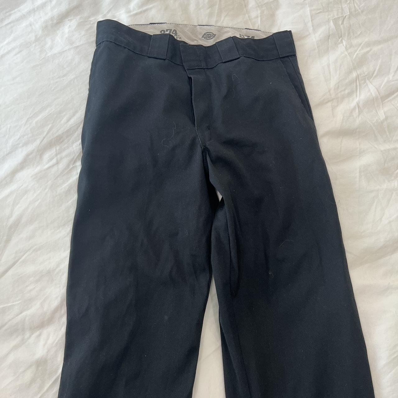 Dickies Black Cargo Pants - no listed size but... - Depop