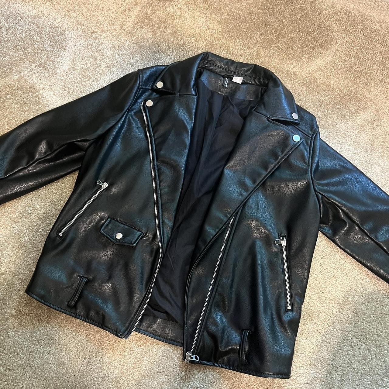 H&m divided black jacket sale