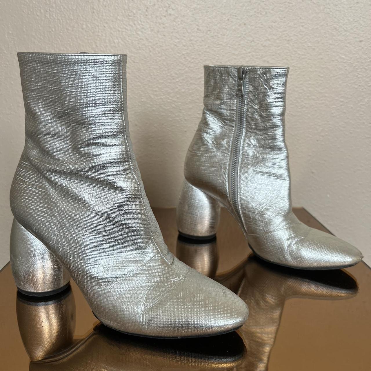 Dries Van Noten Women's Silver Boots