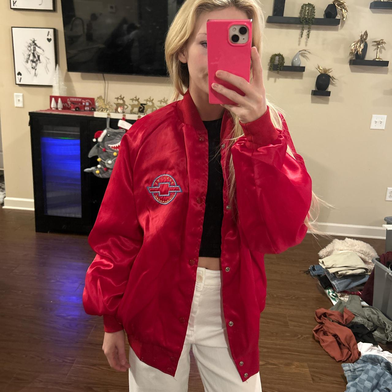 Men's Jacket - Red - XL – Red and white Westark C… - image 3