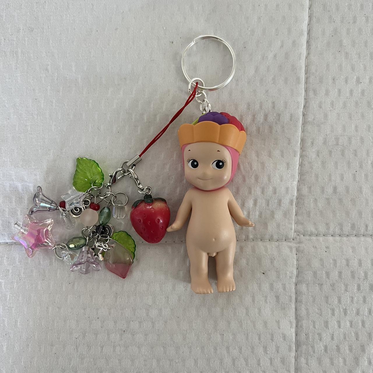 Sonny angel fruit cake keychain Super cute perfect... - Depop