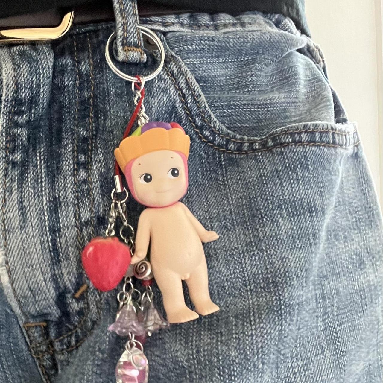 Sonny angel fruit cake keychain Super cute perfect... - Depop