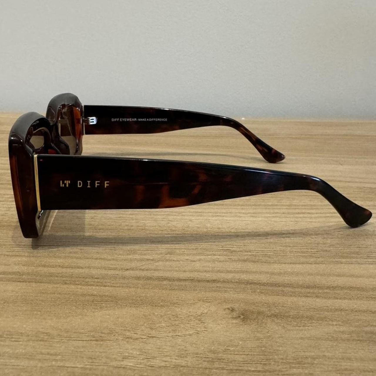 DIFF Women's Square Sunglasses - Brown – DIFF sun… - image 2
