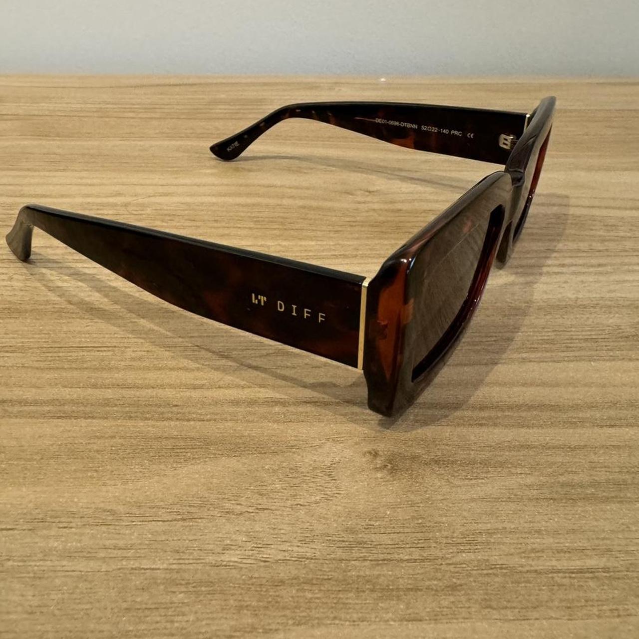 DIFF Women's Square Sunglasses - Brown – DIFF sun… - image 3