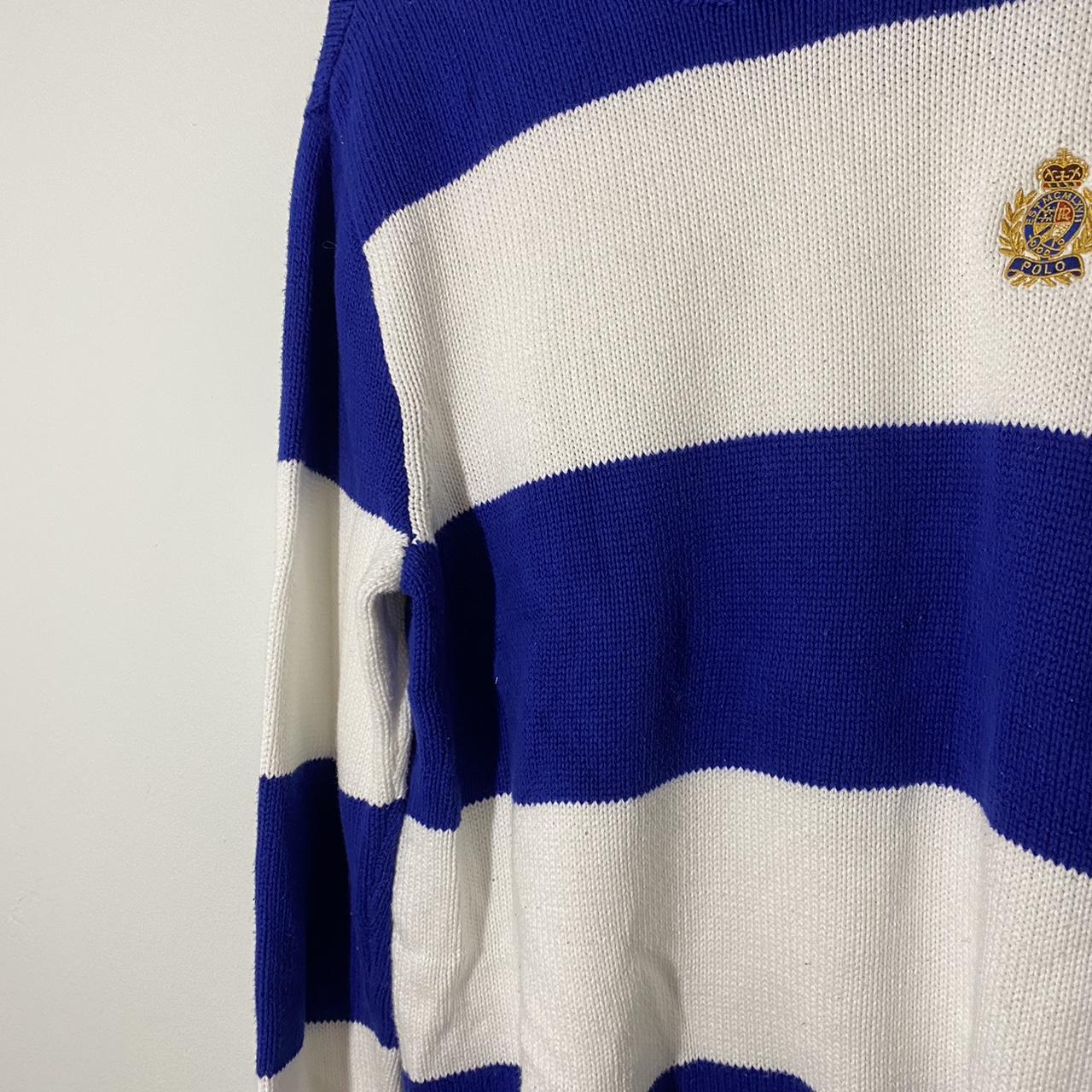 Polo Ralph Lauren Striped Sweater Xl Excellent Depop