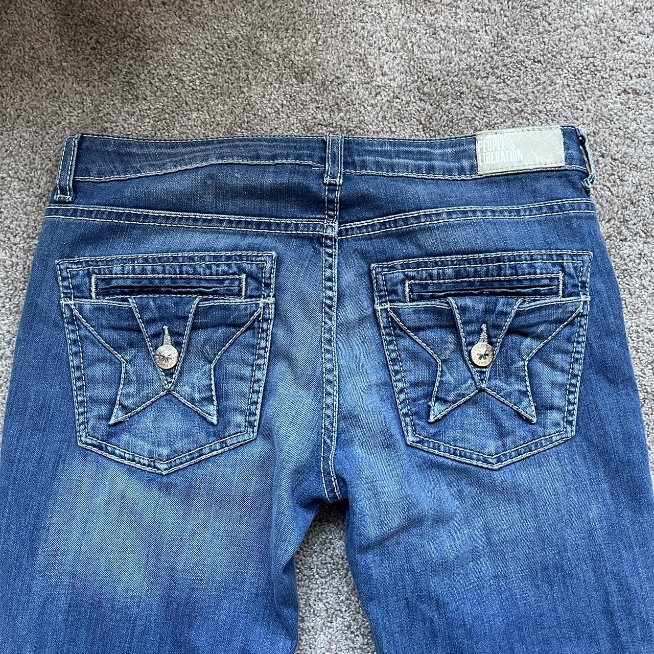 Women's Blue and Navy Jeans | Depop