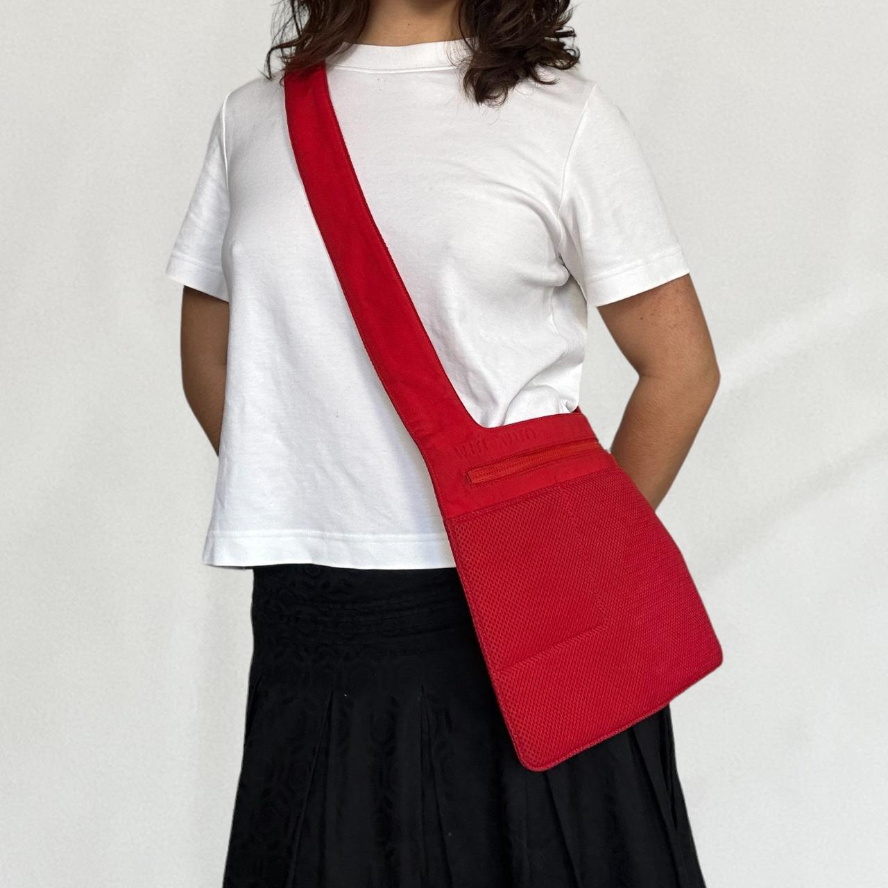 バッグ miumiu 1999ss body bag Waist bag Miu Miu 1999 SS Khaki Suede Waist Bag – Glitzy Club