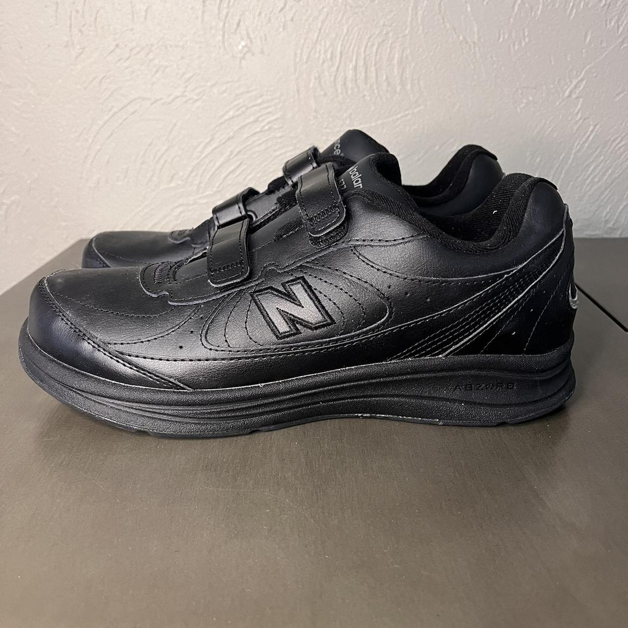 New balance 577 hot sale leather hook and loop