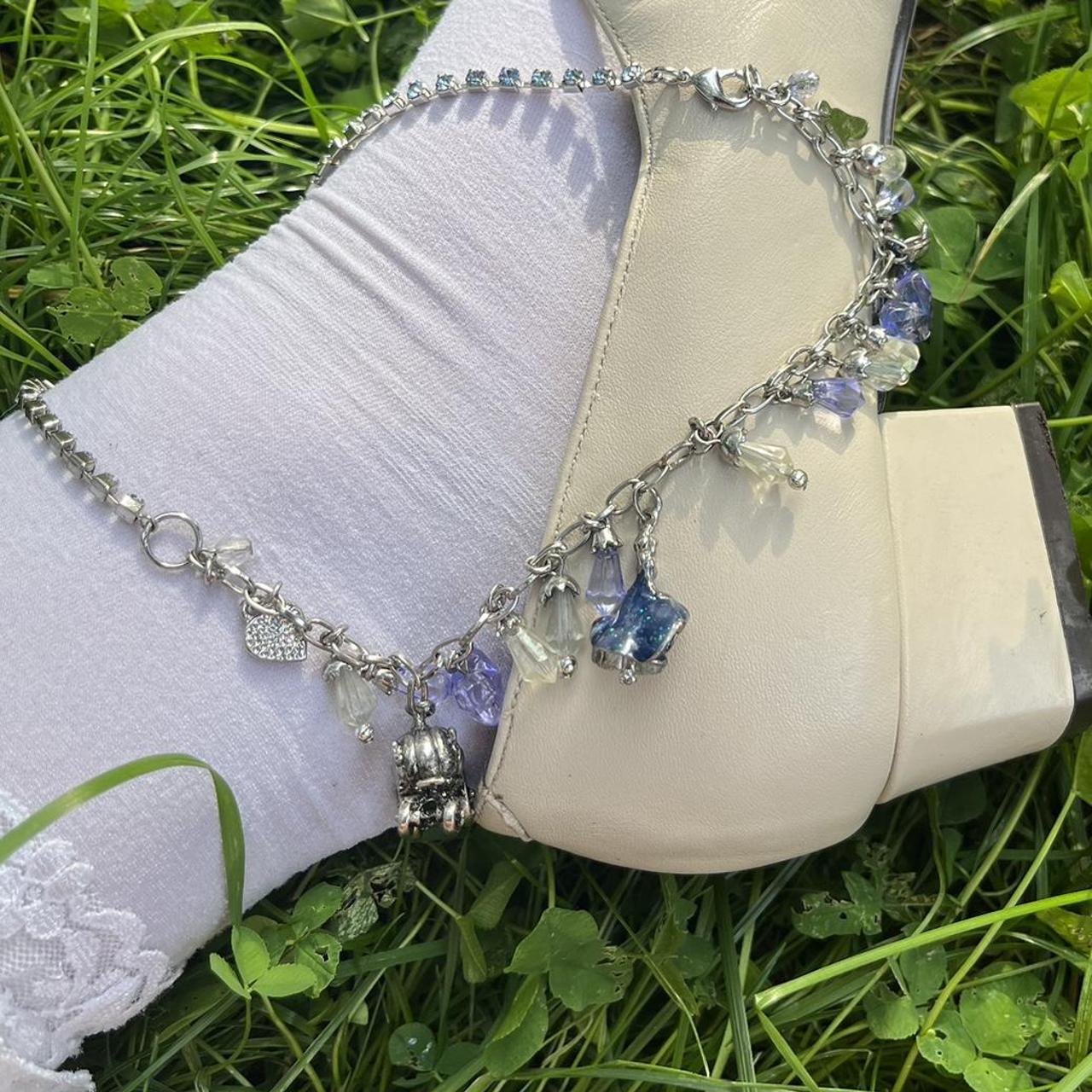 Cinderella charm choker 🤍🥺 222 die 444 The details... Depop