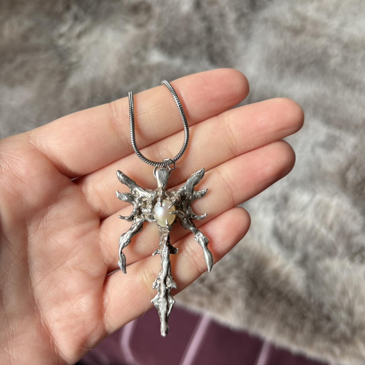 Women's Necklace - Silver/Multi – Solid sterling … - image 2