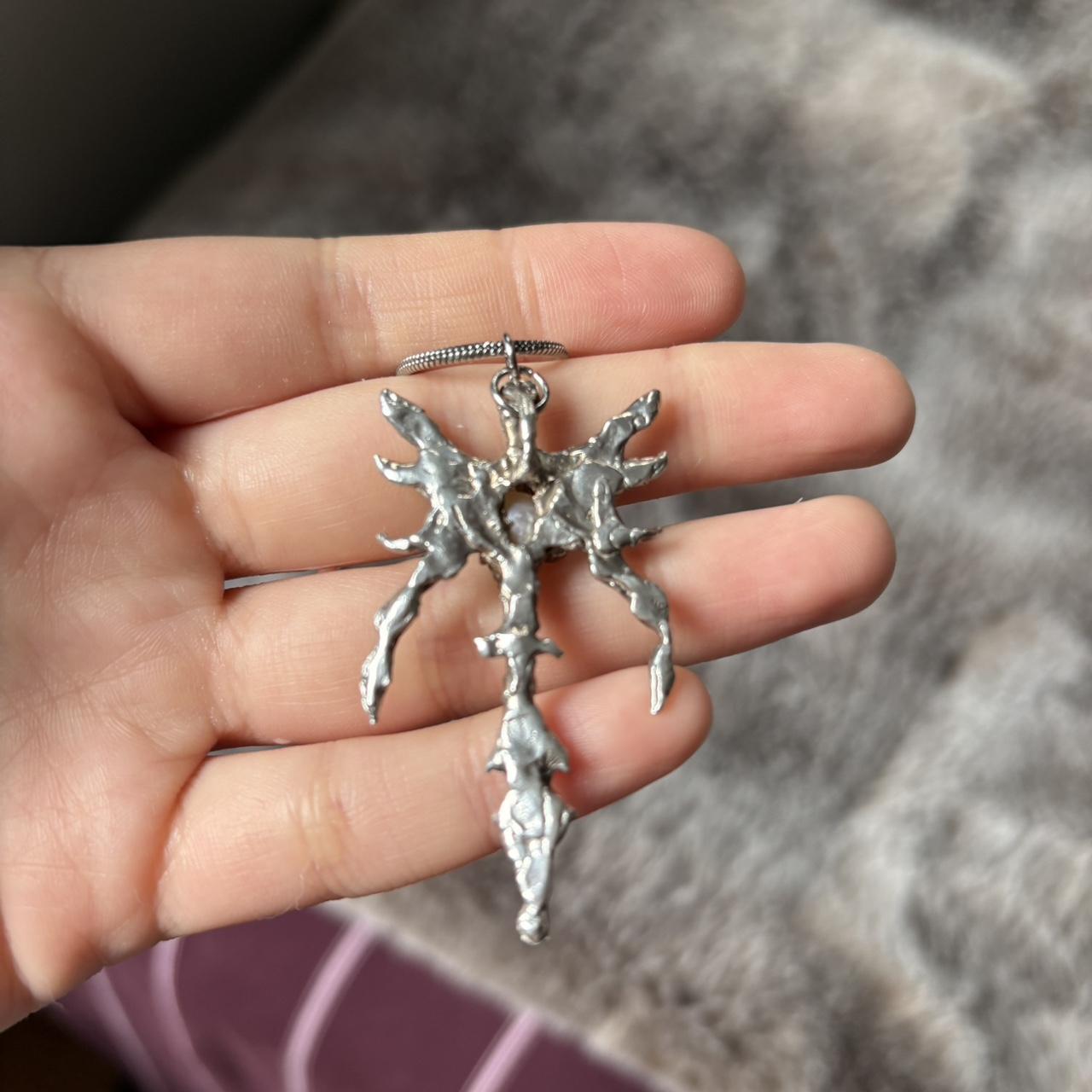 Women's Necklace - Silver/Multi – Solid sterling … - image 3