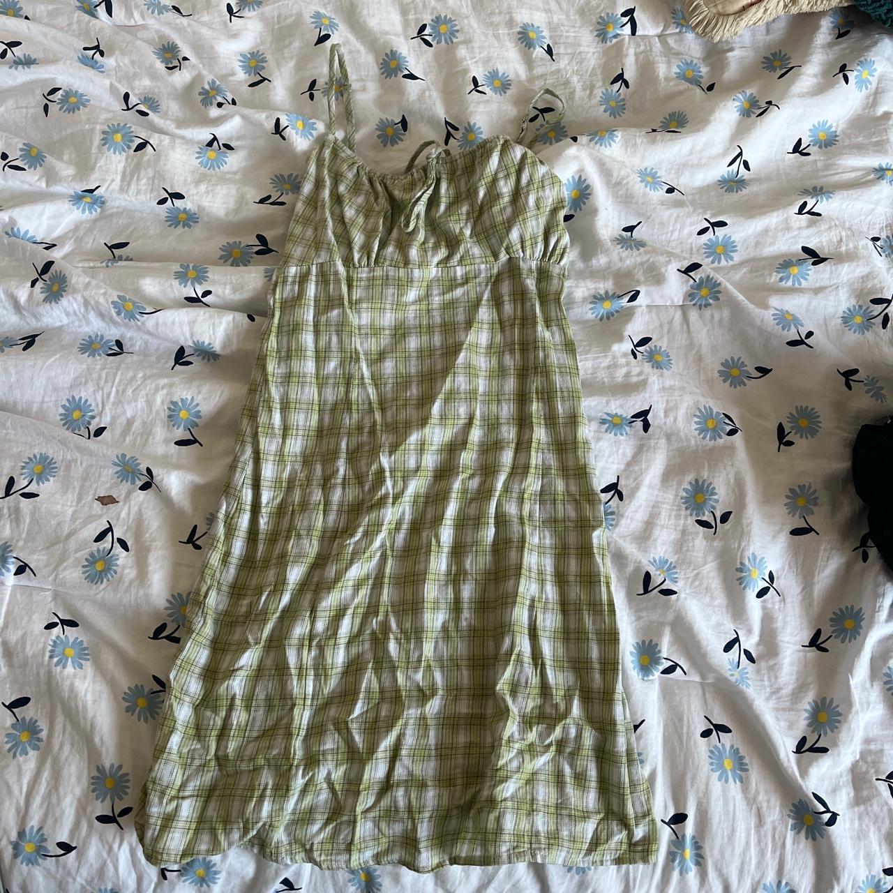 Brandy Melville Women's Green Dress Depop